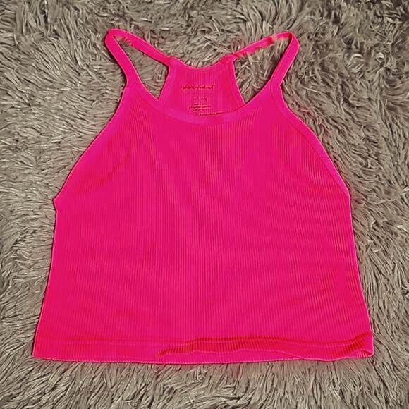 NWOT Maternity Free People Movement x Hatch Happiness Runs Crop M/L Bright Pink - Picture 3 of 9